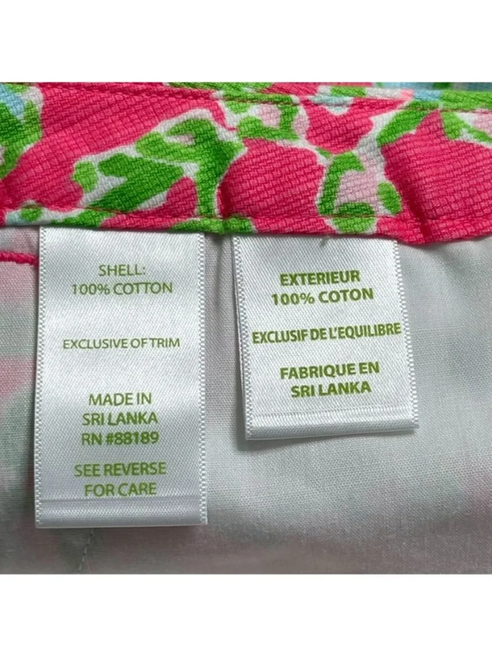 Lilly Pulitzer Womens 6 Adie Shorts Southern Charm Pink Green Floral 4 Inseam